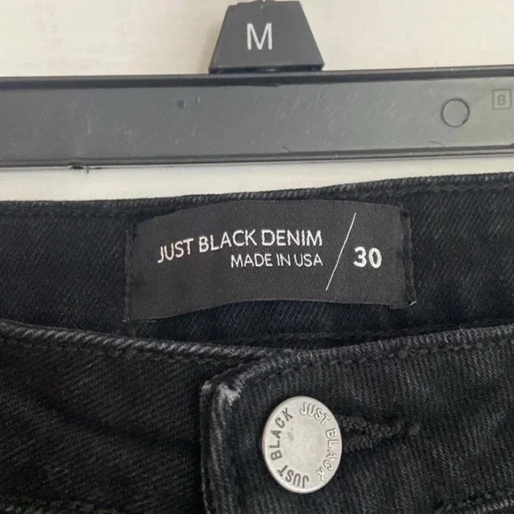 NWT Just Black Denim Vintage Cropped Flare women size 30 - Picture 5 of 6